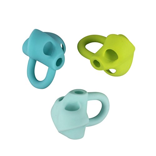 CSSD Children Kids Silicone Pencil Holder Pen Writing Aid Grip Posture Correction Tool New 1 Set/3 Pcs (colorful) - Thumbnail 2