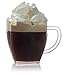 zappy Square 2 Oz Mini Coffee Espresso Cups Cappuccino Cups Mugs 24 Ct Small Dessert Shot Glasses Espresso Shot Glasses Party Wedding Cups Disposable Plastic Mug (Clear)