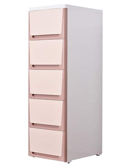 Amazon Com Lynnsng Plastic Storage Drawer Units With Five Drawers