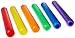 Sportime Beginner Relay Batons, 11-1/2 Inches, Assorted Colors, Set of 6 - 1478836