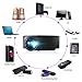GooDay Smart Projector, Android WiFi Bluetooth Portable Video Beam, Wireless LED Mini Projector, for Home Entertainment Indoor Outdoor Movies Party, Support 1080P W/HDMI VGA AV USB Ports