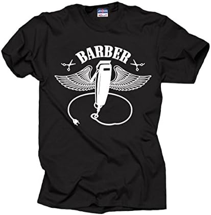 The barber T-shirt Barber shirt XX-Large Black