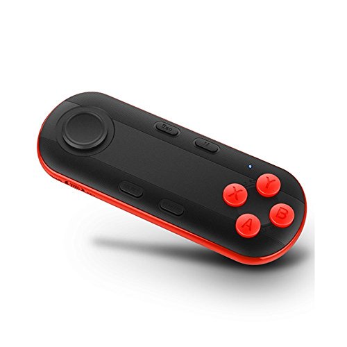 Jozabova Mini Bluetooth Remote Controller Wireless Gamepad Selfie Shutter Support Android 4.3 & IOS 7.0 Above Smart Phone PC for iPhone / iPad Air / Samsung (Black-Red) Jozabova Mini Bluetooth Remote Controller Wireless Gamepad Selfie Shutter Support Android 4.3 & IOS 7.0 Above Smart Phone PC for iPhone / iPad Air / Samsung (Black-Red)