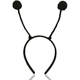 Bee Antenna-Headband for Women Ladybug Insect Headbands as Halloween Dress Up Costume Accessory for Pretend Play Party Favors with Pompom Balls