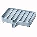 Soap Dish with Drain, Bar Soap Holder, Self Draining Waterfall Soap Tray for Shower Bathroom Kitchen Pack of 3