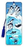 1 X Iceberg with Penguins 3D Bookmark