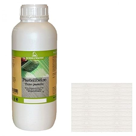 Ellas-Wohnwelt Borma Wachs NATURAQUA LINEE Pastellbeize Weiss, 1 Liter