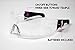 Neon Nightlife LED Light Up Glasses, Red | Cyberpunk Goggles, Rezz Visor Robocop Futuristic Electronic Lights
