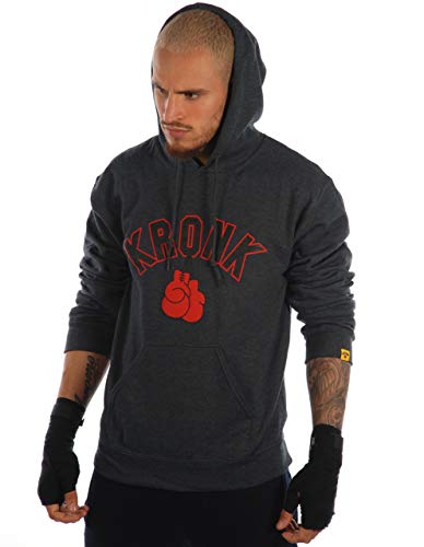 KRONK-Guantes-de-Boxeo-Sudadera-con-Capucha-Regular-para-Hombre