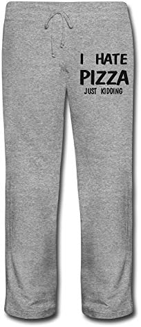 Cozyou I Hate Pizza Women Sport Gym Pants Ash M