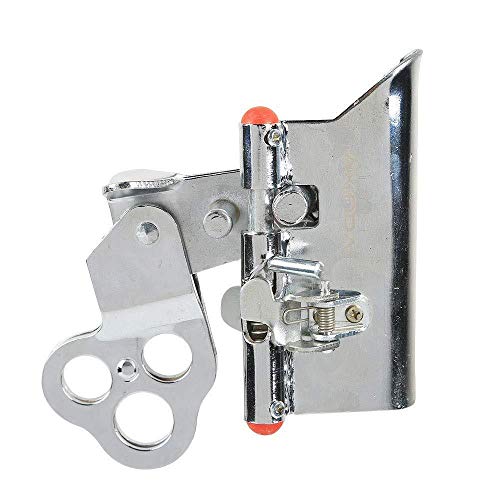 HWPYSLV Safety Rope Fall Protection Nylon Rope self-Locking Device, Outer Wall line Climbing Lock lowering Device, Nylon Rope self-Locking Device,Silver,A