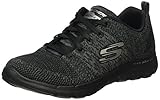Skechers Sport Women's Flex Appeal 2.0 Fashion Sneaker, Black Charcoal, 10 M US