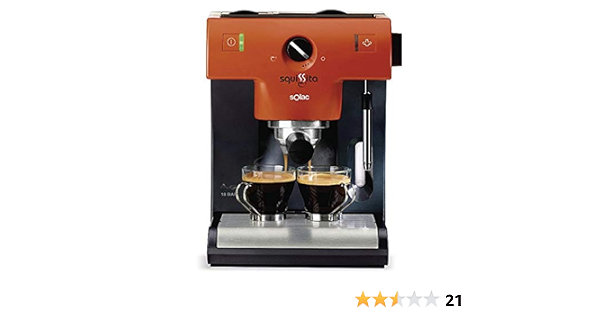 Solac CE4500, Naranja, 950/1150 W, 230 MB/s, 50 Hz - Máquina de café :  Amazon.es: Hogar y cocina