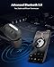 True Wireless Earbuds with Charging Neckband, Bluenin TWS Bluetooth 5.0 Headphones CVC8.0 Noise Cancelling in-Ear Earbuds Sport Sweatproof Stereo Earphones with Built in Mic (Titanium Gray)thumb 2