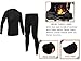 Boys Girls Thermal Underwear Long John Set Fleece Lined Base Layer Top and Bottomthumb 3