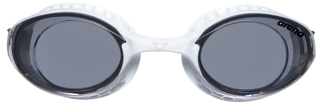 ARENA Air-Soft Swim Goggles, Unisex Adult Pool Goggles with Wide Lenses, UV Protection, Self-Adjusting Nose Bridge, Air Seal Gaskets, Anti-Fog Lenses