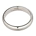 5mm White Tungsten Carbide Polished Classic Wedding Ring