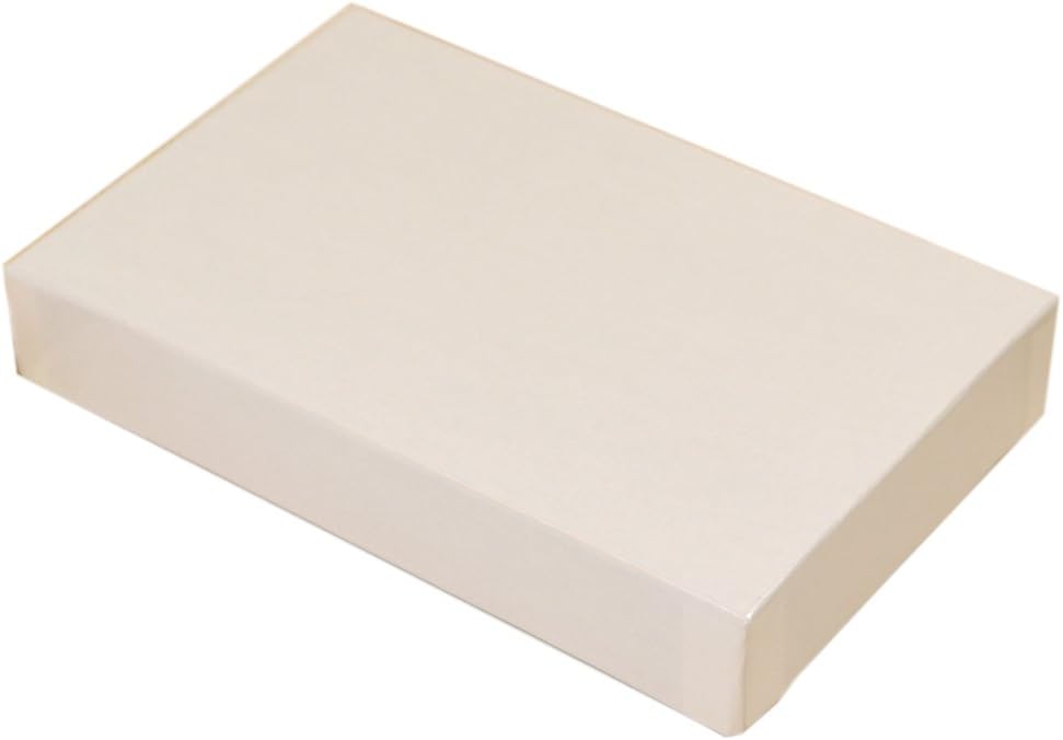 White Candy Boxes 7 x 4-3/8 x 1-1/8 (1/2 LB, 25/pkg)