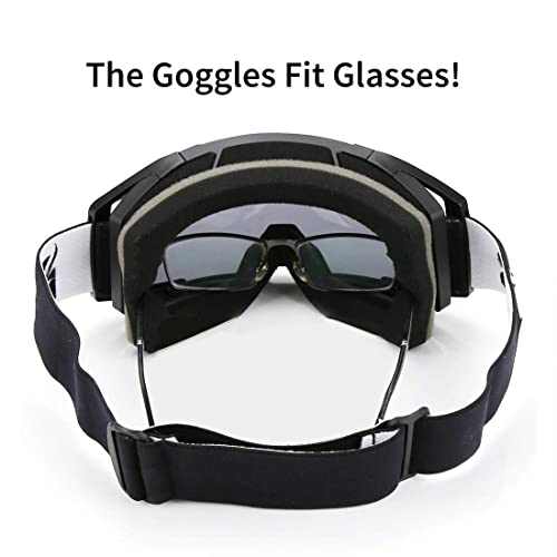 Zdatt Motorcycle Goggles Dirt Bike Goggles Motocross Goggles ATV