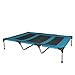 KOPEKS - Elevated Indoor Outdoor Portable Bed - Extra Large Size Blue Color
