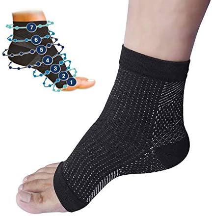 Compression Vita Wear Copper Infused Magnetic Foot Support Socks Original Quality,Recovery Foot Sleeves,Ankle Plantar Fasciitis Support Socks (5 pairs)