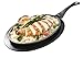 Napoleon BBQ Grill Accessory - Cast Iron Skillet - 56003 - Pre-Seasoned, Use On Side Burner, Use In Oven, Use On Grill Grates, Removable Handle
