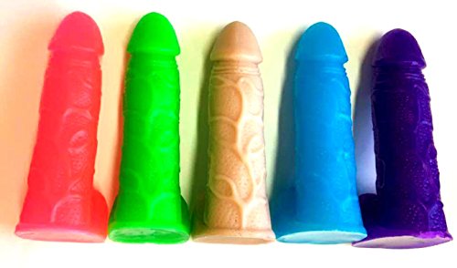 Mature Content - Penis Soap - Bachelorette Party - Gag Gift - 3-D PENIS - Almost 5" Tall - Party Favor Mature Content You Choose Color and Scent - FREE SHIPPING