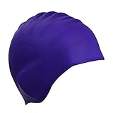 Swimming Cap Silicone Organic-Anti-Allergy -Aigh Elasticity -Durable,Does Not Pull Hair,Suitable for Long Short Hair Lady,Men and Children.