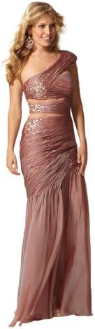 Clarisse Cut Out Dress 17168, Rose, 4