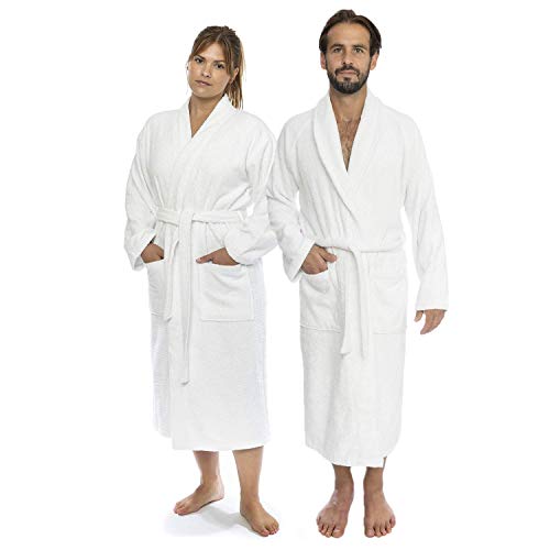 Classic Turkish Towels 100 Turkish Cotton Unisex Long Bathrobe 550