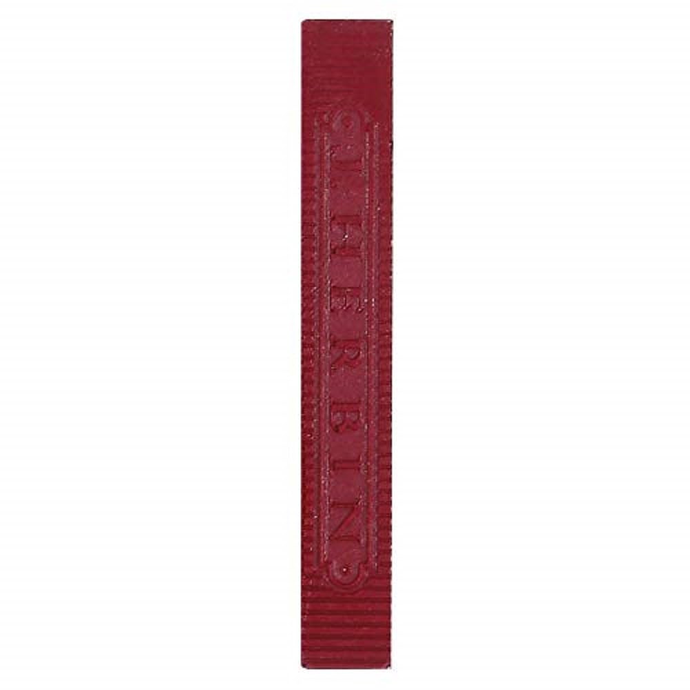 Jacques Herbin 33126T - A case of 4 Sealing Wax Sticks, Crimson Colour - 8.5cm - Writing - Creative Tool - Traditional Presentation - Use for Correspondance