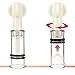 Angel Kiss 3pcs/Set Twist Up Manual Vacuum Natural Nipple Correction Cup for Flat and Inverted Nipples for Proper Latch-on New Borns