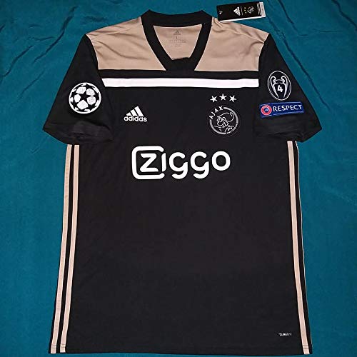 AJAX Amsterdam Away Champion League Soccer Jersey 2018-2019 Full Patch