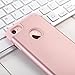 ULAK iPhone 7 Case for Girls, Slim Fit TPU Plastic & Hard PC Protection Hybrid Dual Layer Anti-Scratch Shock Absorbing Cover for Apple iPhone 7 4.7 inch, Rose Gold