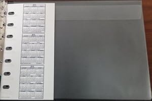 EGPCHECKS EGP Vinyl Pocket Organizer for 7 Ring Binders, Size: 13 x 9 1/2