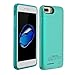 Leaber 4200mAh Battery Case For Both Iphone 7 Plus and Iphone 6(S) Plus 5.5 inch Portable Charger Case Slim Protective Case External Battery Rechargeable Backup Case (Blue)
