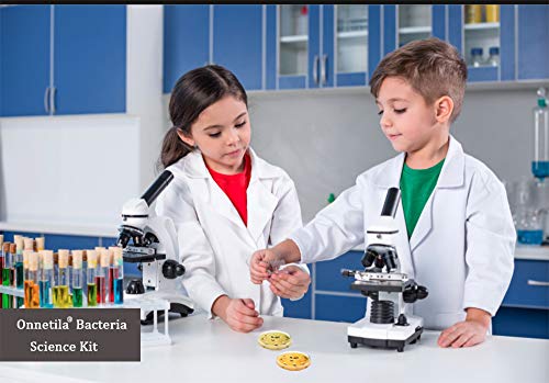 Onnetila Bacteria Science Kit Petri Dishes with Agar Educational STEM Science Fair Project Kit for Kids Age 9 and Above
