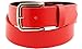 Womens Classic Smooth Faux Leather Belt