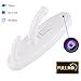YAOAWE Wireless Hidden Clothes Hook Camera, DVR Spy Camera, Home Security Nanny Cam, Motion Detection Camcorder Black/White
