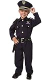 Deluxe Police Dress Up Costume Set - Small 4-6