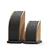 Oirlv 2Pcs/Lot Solid Wood Long Chain Necklace Pendant Bracelet Stand Retail Stores/Trade Shows Showcase Display Jewelry Holder Exquisite Decorative Props (Gray Curved)