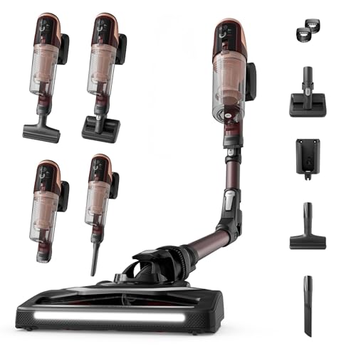 Rowenta RH6493 X-Pert 6.80 Flex Animal Cordless Stick Vacuum Cleaner, 100 Watt, 60 min Operating Time, LED Lighting, Flex Technology, Control Display