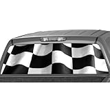 CHECKERED FLAG Rear Window Graphic Decal Tint Sticker Truck suv ute