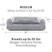 Furhaven Pet Dog Bed | Ultra Plush Faux Fur & Suede Pillow Cushion Traditional Sofa-Style Living Room Couch Pet Bed w/ Removable Cover for Dogs & Cats, Gray, Mediumthumb 2