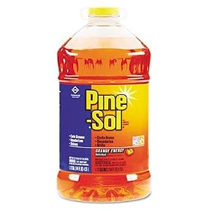 Image of Pine-Sol All-Purpose Cleaner, Orange Scent, 144 oz. Bottle, 3/Carton