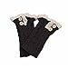 Ismell Ismell Women Lace Trim Boot Cuffs Toppers Leg Warmers Sock (Gray)