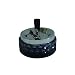 4.75 Vintage Push Down Glass Spinning Ashtray ~ Choose Your Own Color (Black)