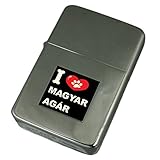 I Love My Dog Engraved Lighter Magyar Agár