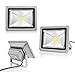 warmoon LED Flood 20W Daylight White 6500K Outdoor Spotlight IP65 Waterproof Security Lights with US 3-Plug