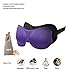 OTIOTI Sleep Mask, 3D Sleeping Masks Blindfold Eye Covers for Night Eyeshades Blinder for Travel, 2 Piece